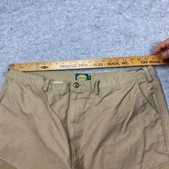 Cabela’s Pants Mens‎ 42/29 Double Knee Duck Hunting outdoor nylon tan canvas - Picture 7 of 11